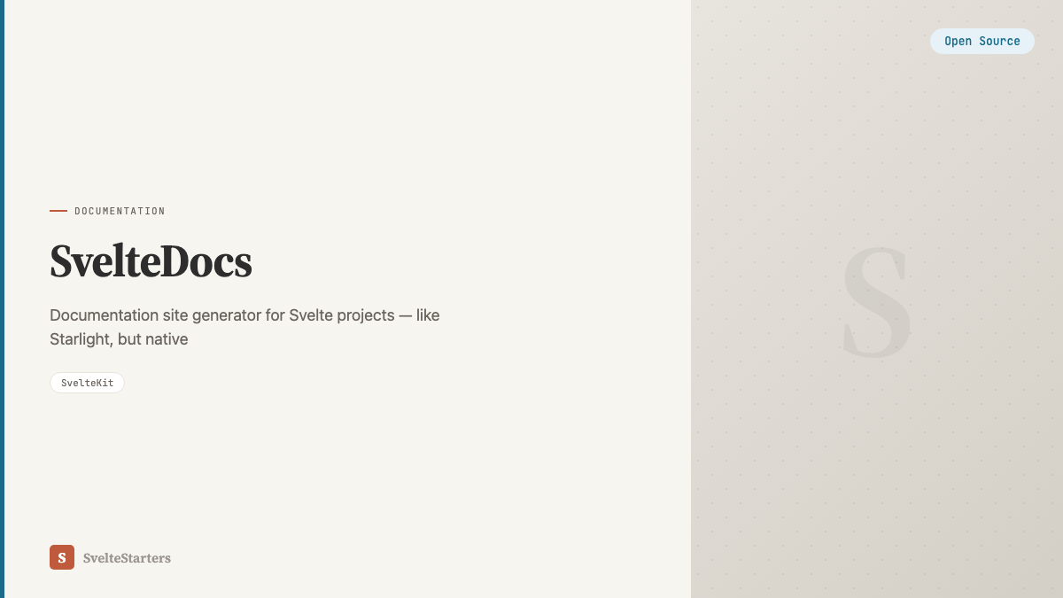 SvelteDocs screenshot